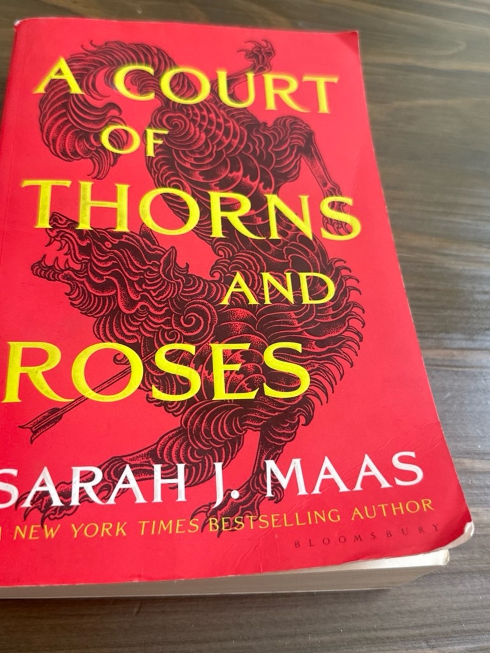 A Court of Thorns and Roses by Sarah J. Maas - Red Cover